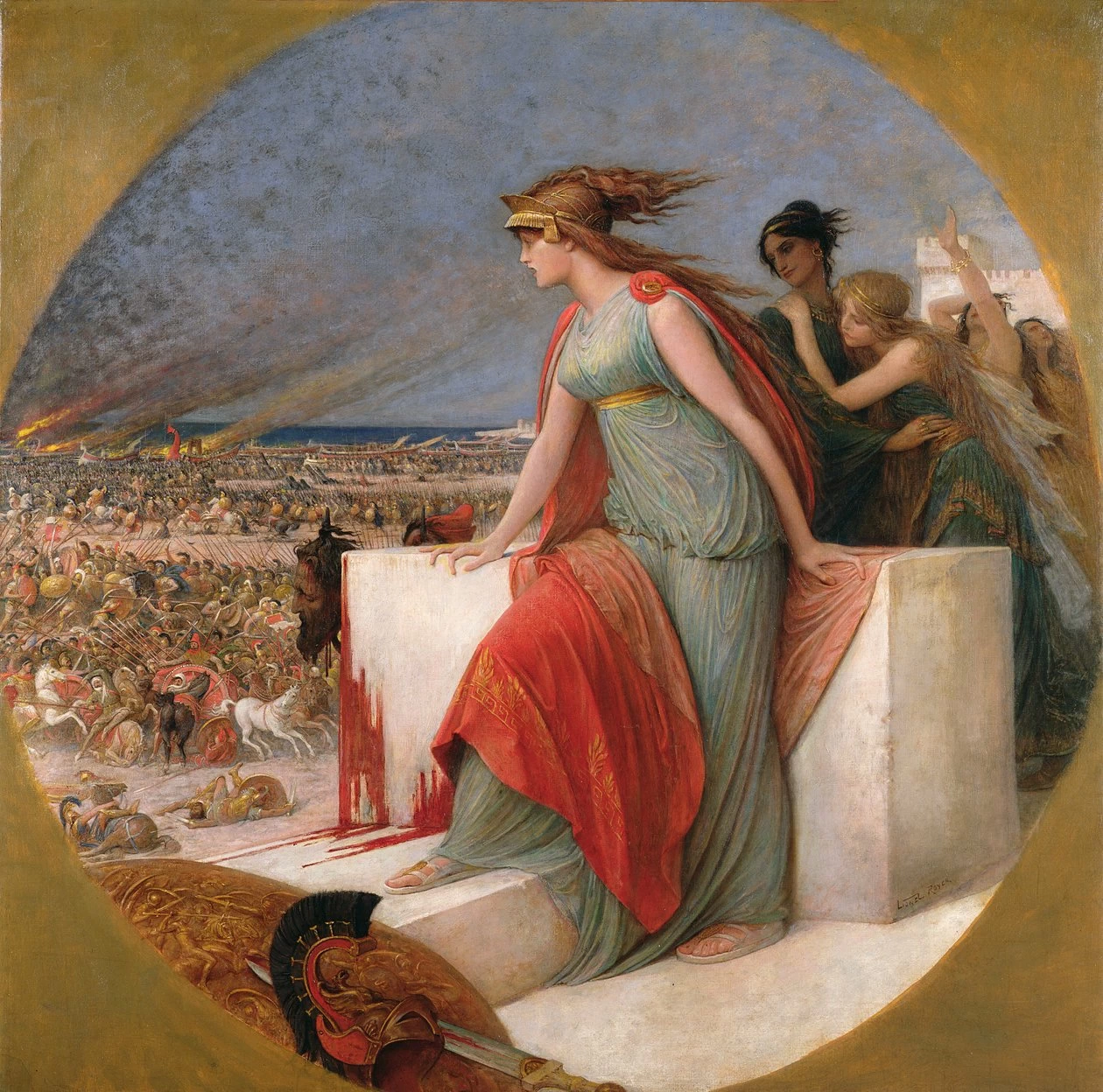 Scena di battaglia, circa 1890